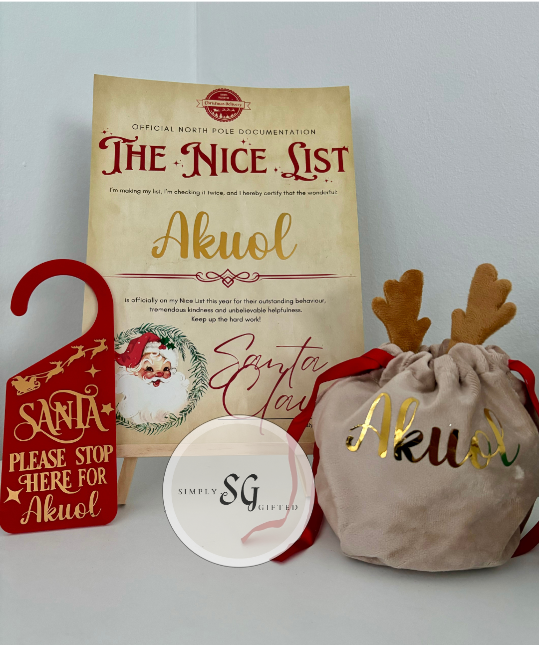 Full Personalised Christmas Bundle for Festive Gifts