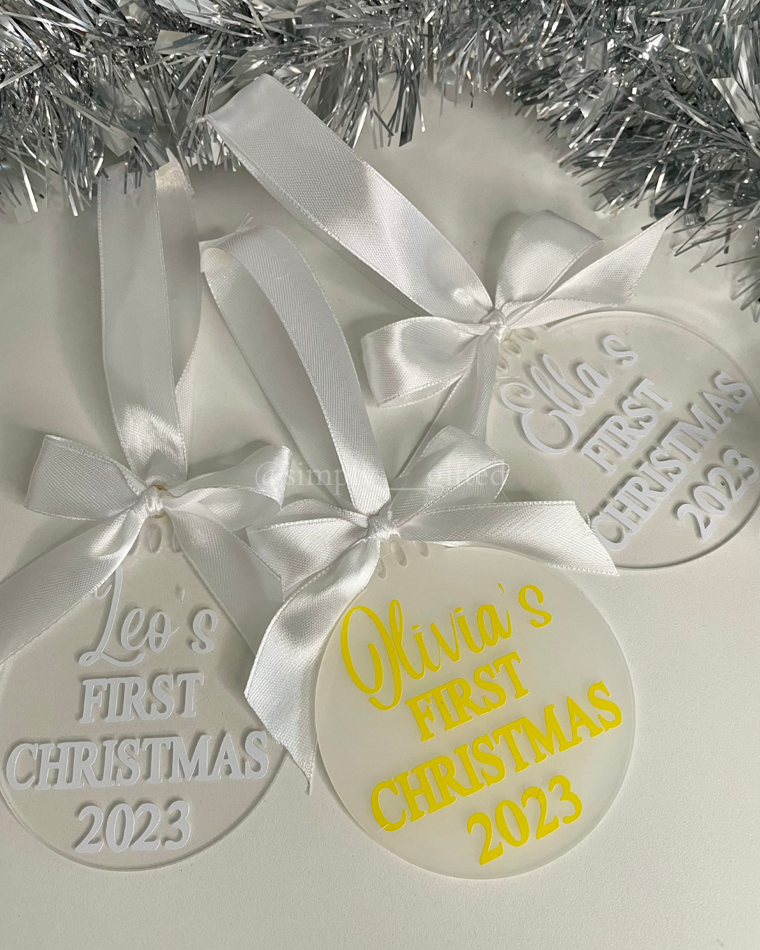 First Christmas Bauble