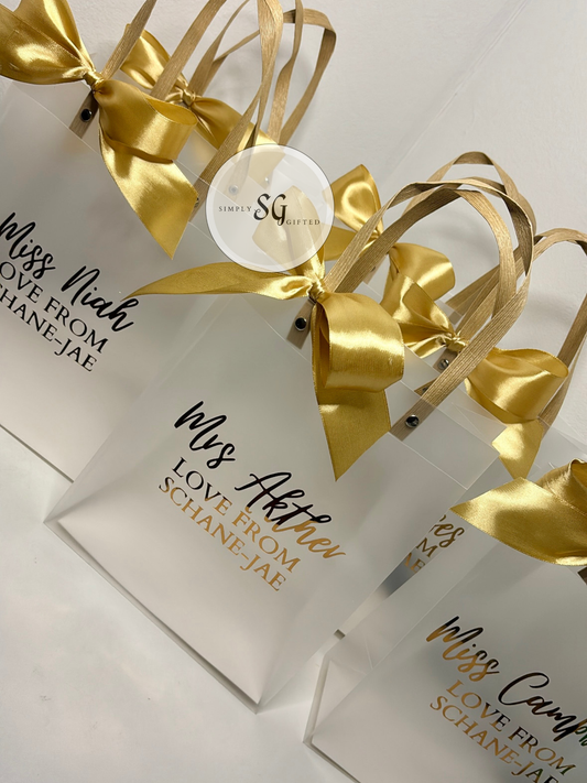Personalised Frosted Gift Bag - Perfect for Any Occasion