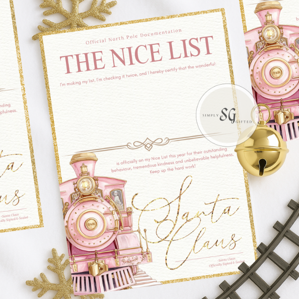 Santa 'Nice List' Certificate