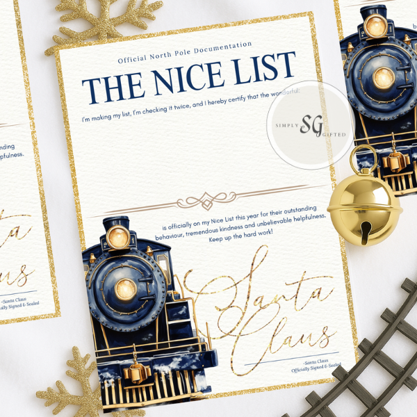 Santa 'Nice List' Certificate